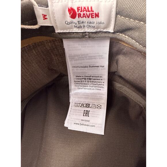 Fjällräven Boonie Bucket Hat Abisko Dark Olive Chin Strap UPF40+ Fold Up Buttons - Picture 7 of 8